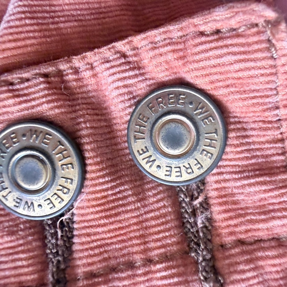 We The Free Burnt Orange Corduroy Pants - Picture 10 of 16